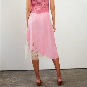 Aritzia Wilfred Le Fou Jessime Orange Skirt